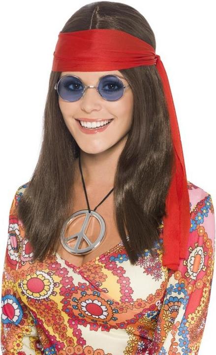 Actual product image Smiffys Hippie with glasses and medallion