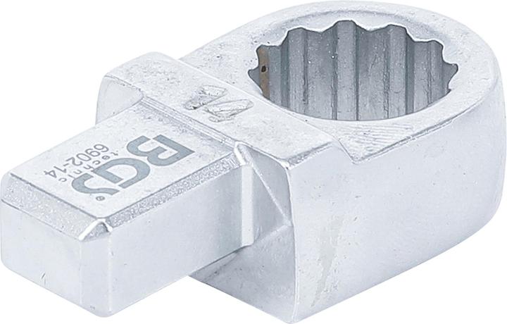 Actual product image BGS Push Fit Ring Spanner | 14 mm | Square Size 9 x 12 mm (14 mm)
