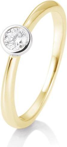 Immagine prodotto Breuning ANELLO - Lunetta con incastonatura bicolore (56, 585/14 K Oro)