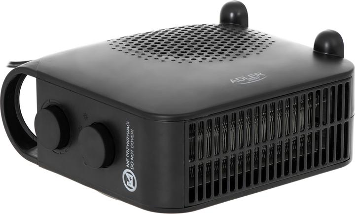 Produktbild Adler Heater AD 7725b Fan heater, 2000 W, Number of power levels 2, Juodas (2000 W)