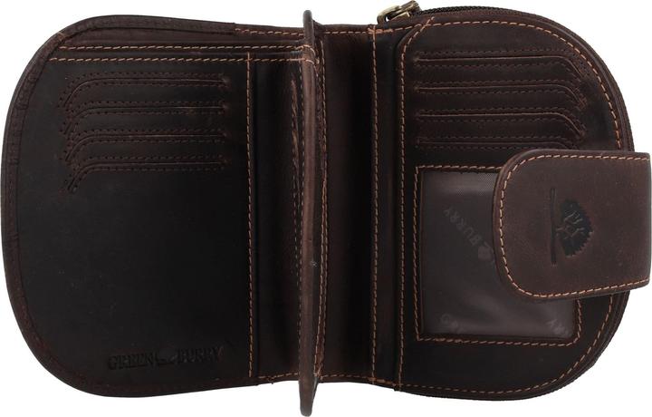 Produktbild Greenburry Tornado Geldbörse RFID Schutz Leder 14 cm