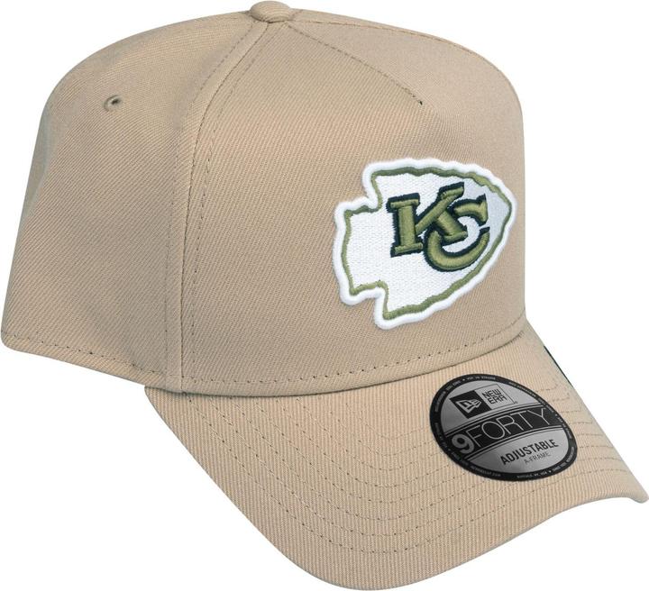 Image du produit New Era 9Forty A-Frame Cap - Kansas City Chiefs Camel Beige (Taille unique)