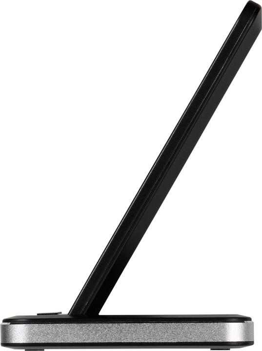 Actual product image Vivanco Inductive QI charging stand, ALU, 10W, micro USB charging cable included (10 W)