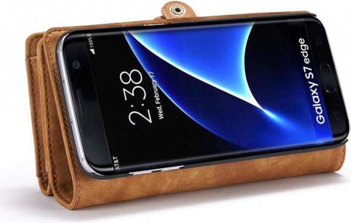 Immagine prodotto Caseme Samsung Galaxy S7 Edge Custodia per carte di credito a portafoglio in vera pelle (Samsung Galaxy S7 Edge)