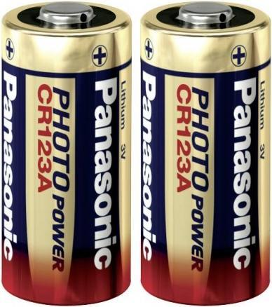 Actual product image Panasonic Photo Lithium CR123 (2 pcs., CR123A, 1400 mAh)