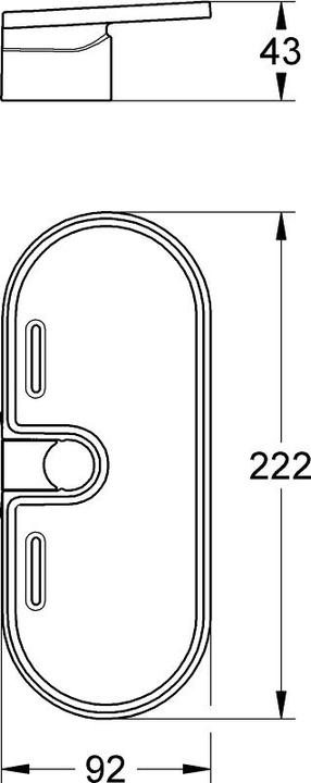 Produktbild Grohe Vitalio Universal Ablage für Brausestange