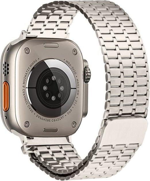 Produktbild MU Classic Stainless Steel Series Edelstahl Armband (42 mm, 44 mm, 45 mm, 24 mm, Edelstahl, Apple Watch Series 1, Apple Watch Series 2, Apple Watch Series 3, Apple Watch Series 4, Apple Watch Series 5, Apple Watch Series 6, Apple Watch Series 7, Apple Watch Series 8, Apple Watch Series 9, Apple Watch SE)