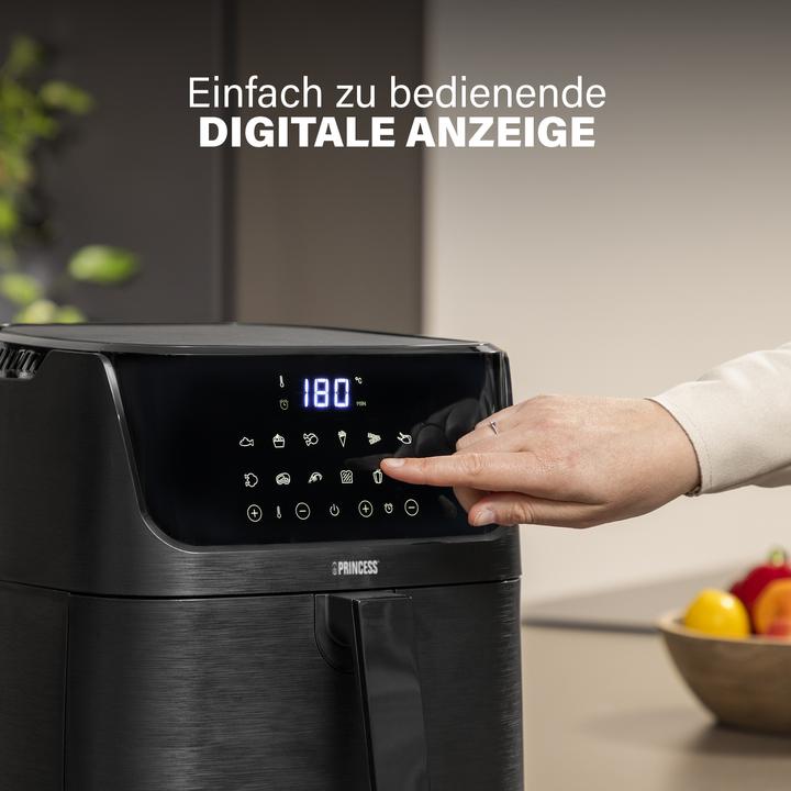 Actual product image Princess Digital Hot Air Fryer 6.5 L with Partition Wall (EU plug)