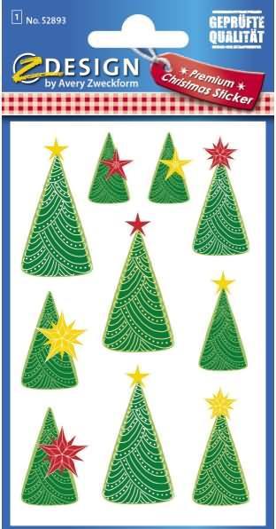 Actual product image Z-Design Christmas stickers