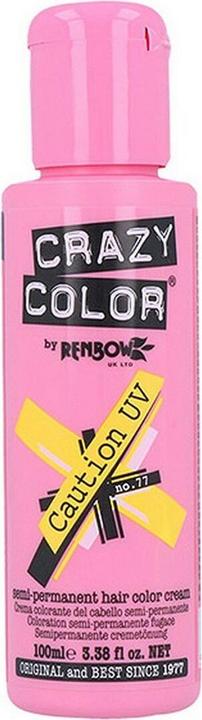 Produktbild Crazy Color Semi-Permanent Hair Color Cream Caution UV 100ml (77)