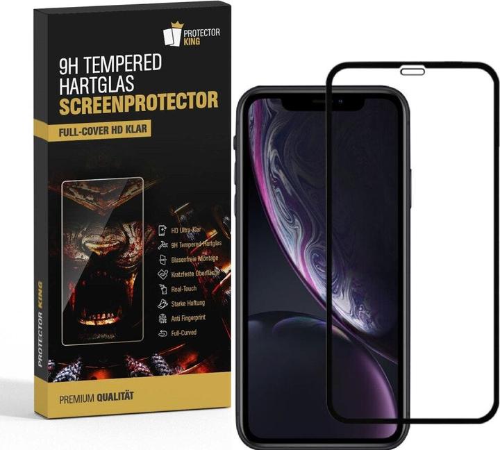 Protectorking 4x echtes Tempered 9H Panzerhartglas 3D KLAR (4 Stück, Apple iPhone 11 Pro)