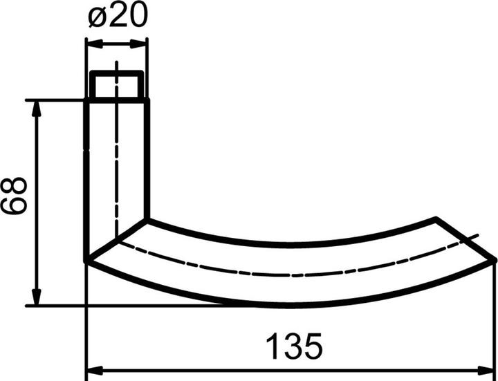 Actual product image Glutz Topaz lever handle (Door set)