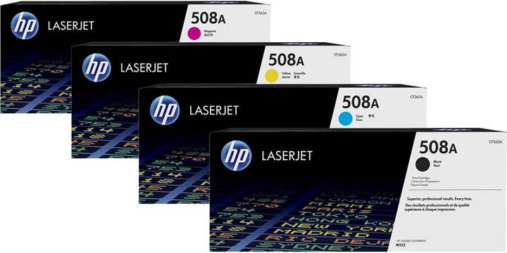 Produktbild HP Original CF360A / 508A SET Set mit allen vier Farben (M, BK, Y, C)