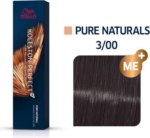 Actual product image Wella Koleston Perfect Me+ Pure Naturals (3/00 dark brown natural)