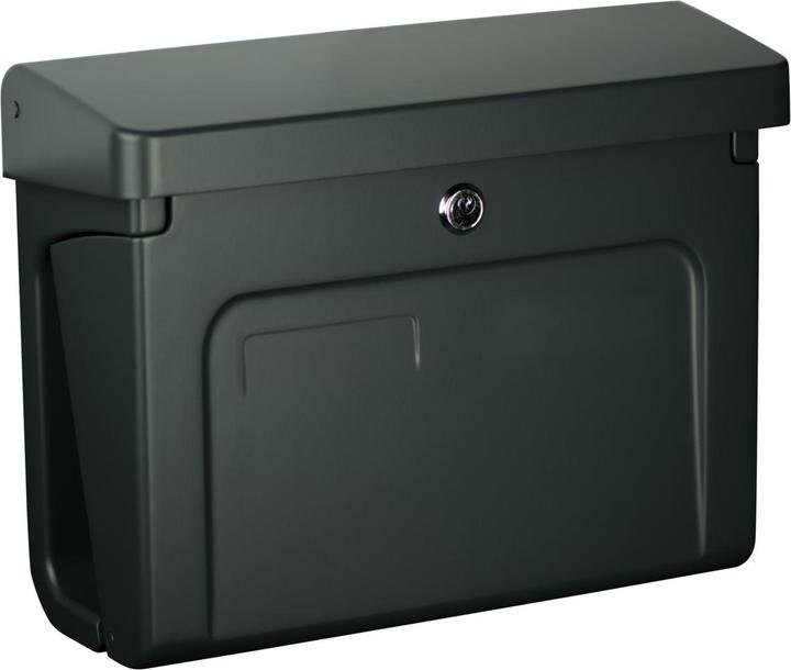 Produktbild Burg Wächter Briefkasten Kunststoff BxHxT 415/305/160 mm Fehmarn 3888 Ant anthrazit mit Klappe Zeitu