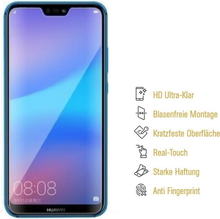 Produktbild Protectorking 4x Panzerfolie Anti-Shock HD Klar (4 Stück, Huawei P20 Lite)