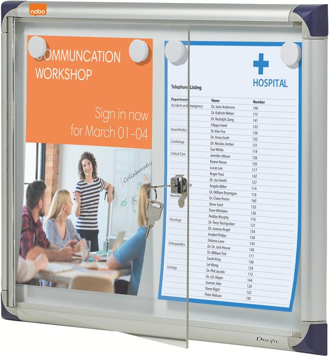 Actual product image Nobo Showcase extra flat 2xA4