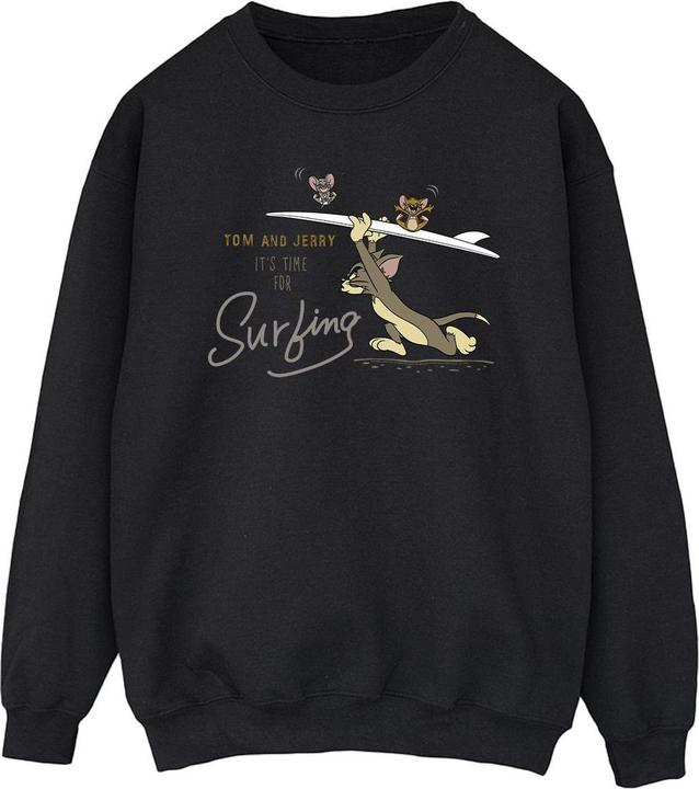 Tom & Jerry It's Time For Surfing Sweatshirt (S)
