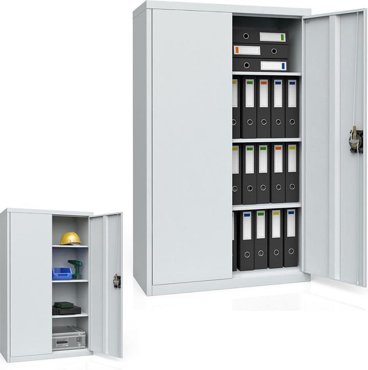 Actual product image Vicco Metallschrank (85 x 39 x 140 cm)