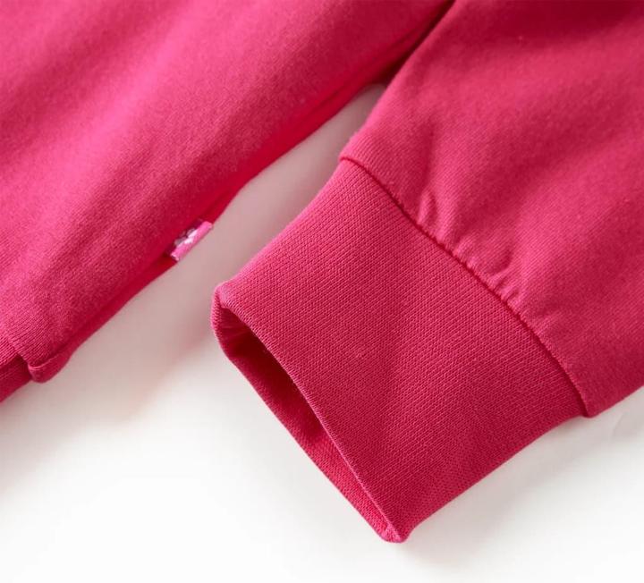 Immagine prodotto VidaXL Felpa da bambino rosa acceso 116,Materiale: 95 % cotone. 5 (116)