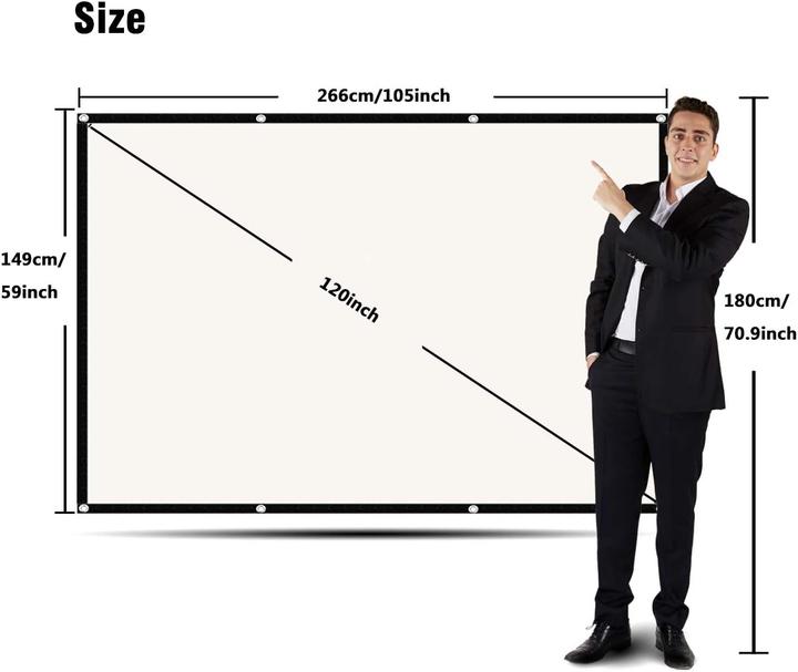 Produktbild Mebios Leinwand (120", 16:9)