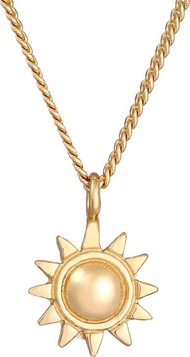 Immagine prodotto Elli Collana Sun Radiant Argento 925 Placcato oro (Argento 925, 42 cm)