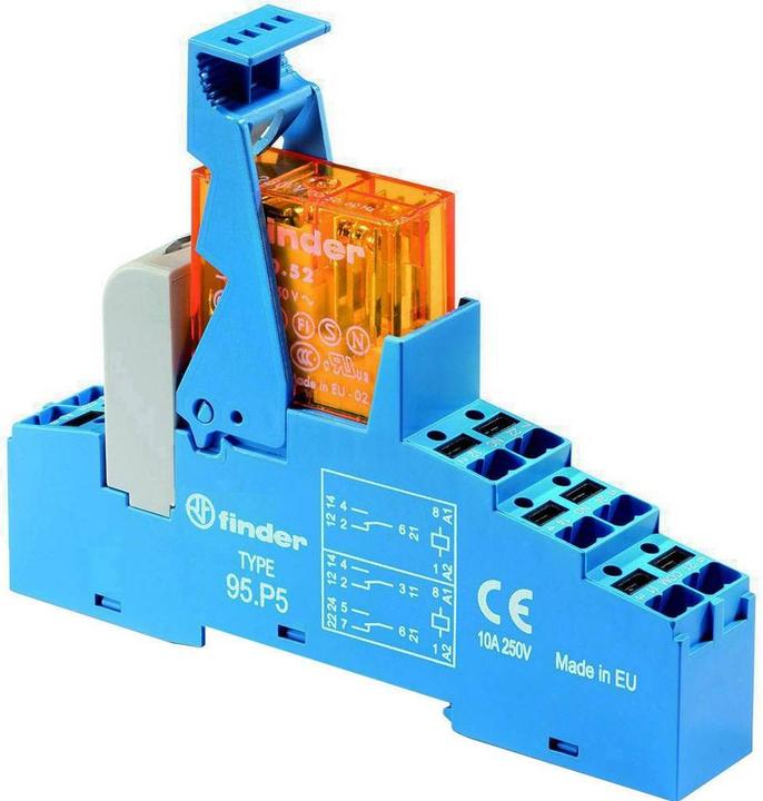 Produktbild Finder 48.P6.7.012.0050 Relaisbaustein Nennspannung: 12 V/DC Schaltstrom (max.):