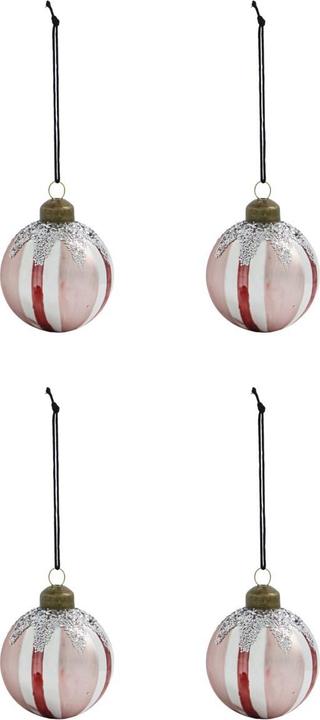 Actual product image House Doctor Ornaments, HDStar, red (4 -part)