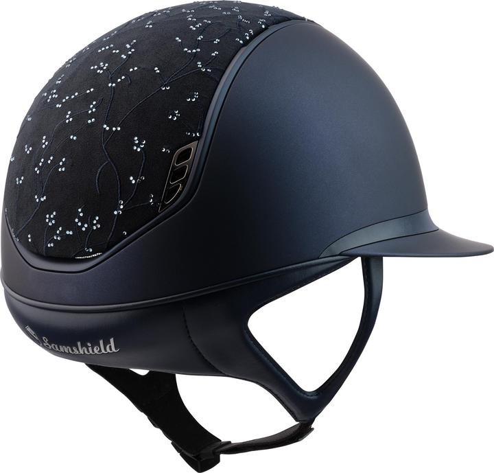 Immagine prodotto Samshield casco da equitazione custom miss shadowmatt crystal leaf 5 swarovski (M)