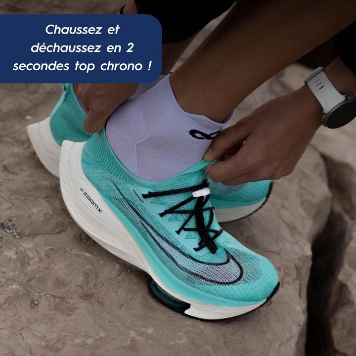 Image du produit Gorilla Lacets élastiques en silicone pour triathlon (12.30 cm)