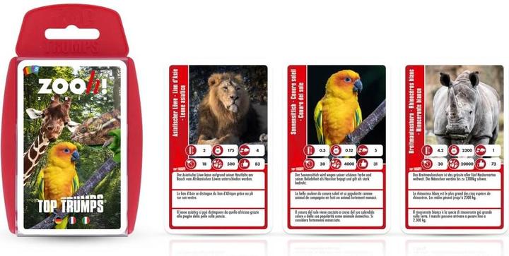 Image du produit Unique Top Trumps Zoo de Zurich (Italien, Français, Allemand)