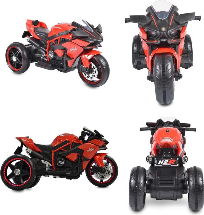 Produktbild Moni Kinder Motorrad Ninja drei Räder (12 V)