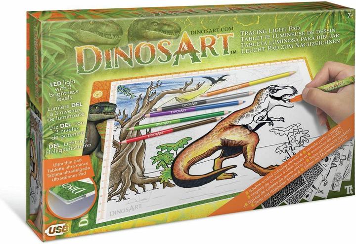Produktbild DinosArt Dino Leuchtpad zum Nachzeichnen