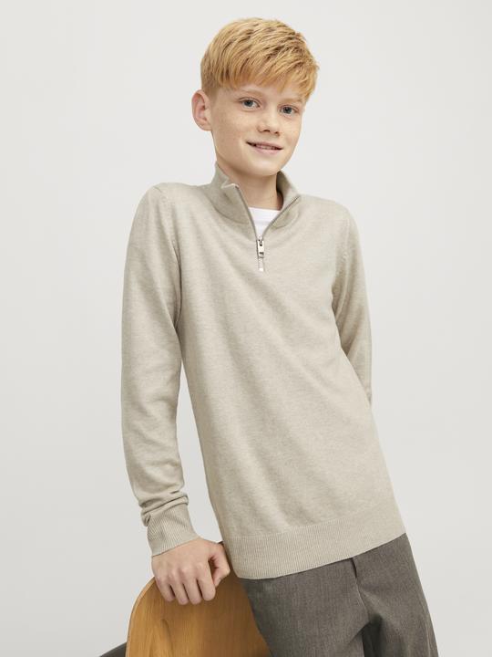 Actual product image Jack & Jones Jjeemil Knit Half Zip Noos Jnr (140)