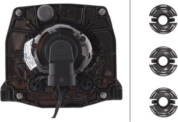 Immagine prodotto Hella Faro alogeno DE FF installazione per MERCEDES UNIMOG