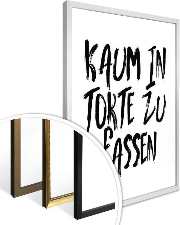 Produktbild Trenddeko Kaum in Torte zu fassen (60 x 80 cm)