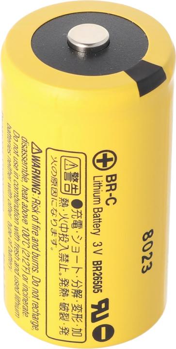 Image du produit Panasonic Batterie BR-C, Baby sans cosse à souder, BR26500 (1 pcs, C, 5000 mAh)