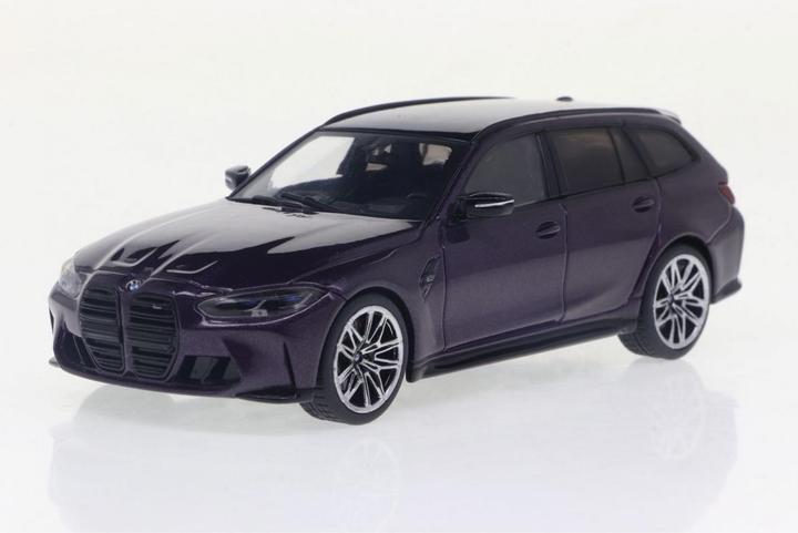 Actual product image Solido 1:43 BMW G81 M3 Touring, 2023 purple