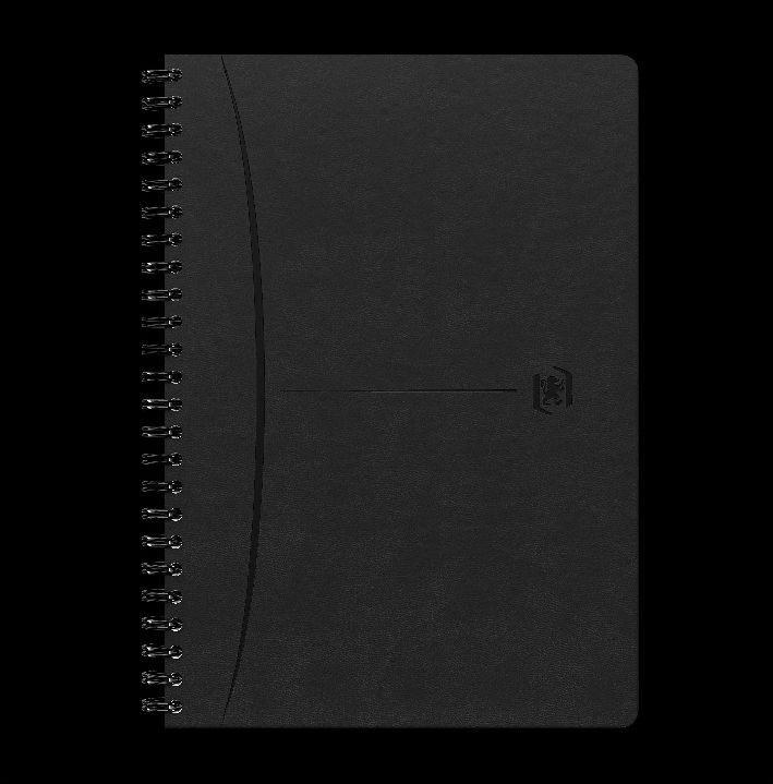Produktbild Oxford Notizbuch A5/80BL 5mm liniert schwarz (A5, Liniert, Kein Einband)