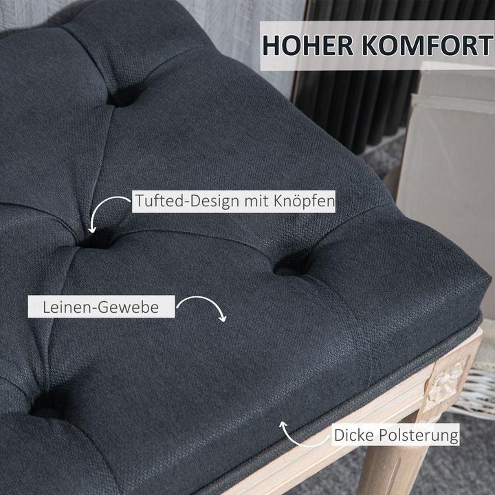 Image du produit Homcom Banc de lit avec couture à boutons (40 cm)
