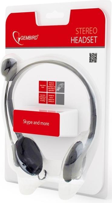 Image du produit Gembird MHS-123 Bandeau binaural Noir Casque (Filaire)