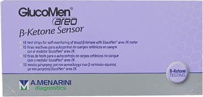Menarini Glucomen Areo Sensor B-Ketone 10 Test Strips by (Test strips)