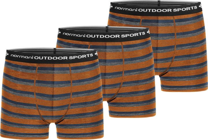 Produktbild Normani 3er Pack Herren Merino Boxershorts Unterhose - 7694 (5XL, 3er Pack)