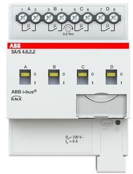 Actual product image ABB SA/S4.6.2.2 Switch actuator 4gang 6 A (Switch actuator)