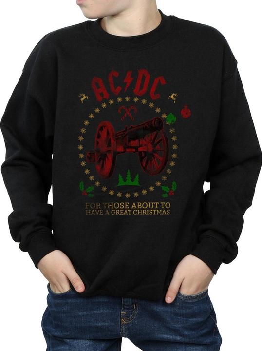 Produktbild AC/DC Christmas For Those Sweatshirt Jungen (140, 146)