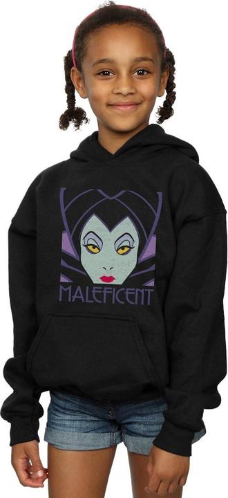 Actual product image Disney Girls Maleficent Cropped Head Hoodie (140, 146)