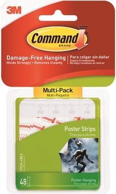 Actual product image 3M Command Poster Strips Value Pack 17024-VP
