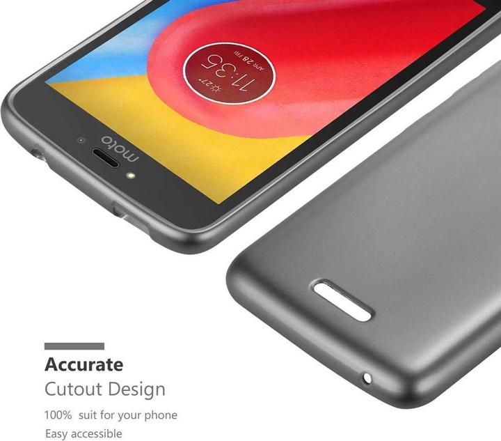 Actual product image Cadorabo TPU Matt Metallic Cover (Motorola Moto C)