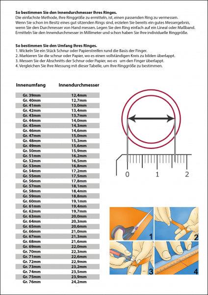 Produktbild Hermex Auge der Vorsehung Versilberter Ring mit Blauer Topas Zirkonia - Gr. 52 / Size 6 (6)