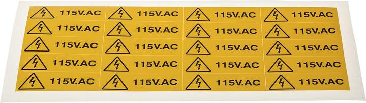 Produktbild Rs Pro Sicherheitszeichen, Englisch, Schwarz/Gelb, Gefahr: Elektrizität, H 20 mm B 60mm